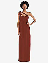 Alt View 2 Thumbnail - Auburn Moon Convertible Tie-Shoulder Empire Waist Maxi Dress