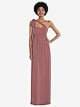 Alt View 2 Thumbnail - Rosewood Convertible Tie-Shoulder Empire Waist Maxi Dress