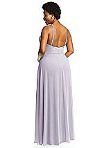 Alt View 3 Thumbnail - Moondance Diamond Halter Maxi Dress with Adjustable Straps