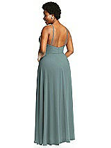 Alt View 3 Thumbnail - Icelandic Diamond Halter Maxi Dress with Adjustable Straps