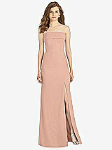 Front View Thumbnail - Pale Peach Bella Bridesmaids Dress BB139