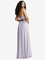 Alt View 4 Thumbnail - Moondance Strapless Empire Waist Cutout Maxi Dress with Covered Button Detail