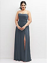 Alt View 4 Thumbnail - Silverstone Chiffon Convertible Maxi Dress with Multi-Way Tie Straps