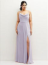 Front View Thumbnail - Moondance Soft Cowl-Neck A-Line Maxi Dress with Adjustable Straps