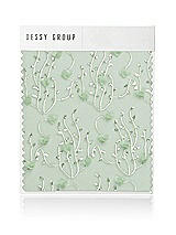 Front View Thumbnail - Celadon Trellis 3D Sequin Embroidery Swatch