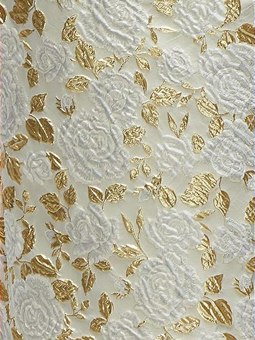 Gold Leaf Brocade Fabric By The Yard