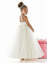 Rear View Thumbnail - Ivory Flower Girl Dress FL4020