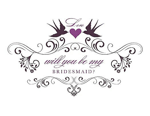 Will You Be My Bridesmaid Card - Classic