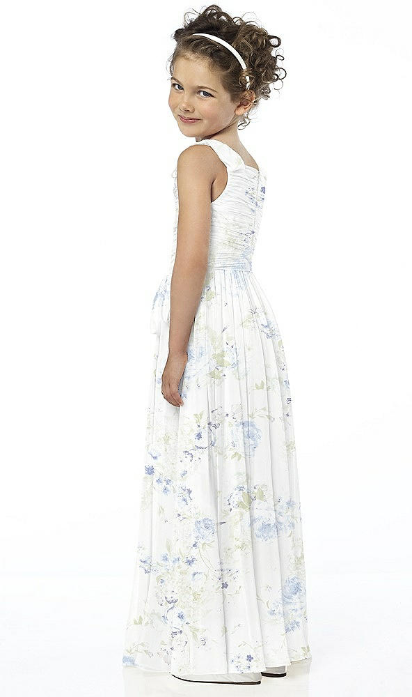 Back View - Bleu Garden Flower Girl Style FL4033