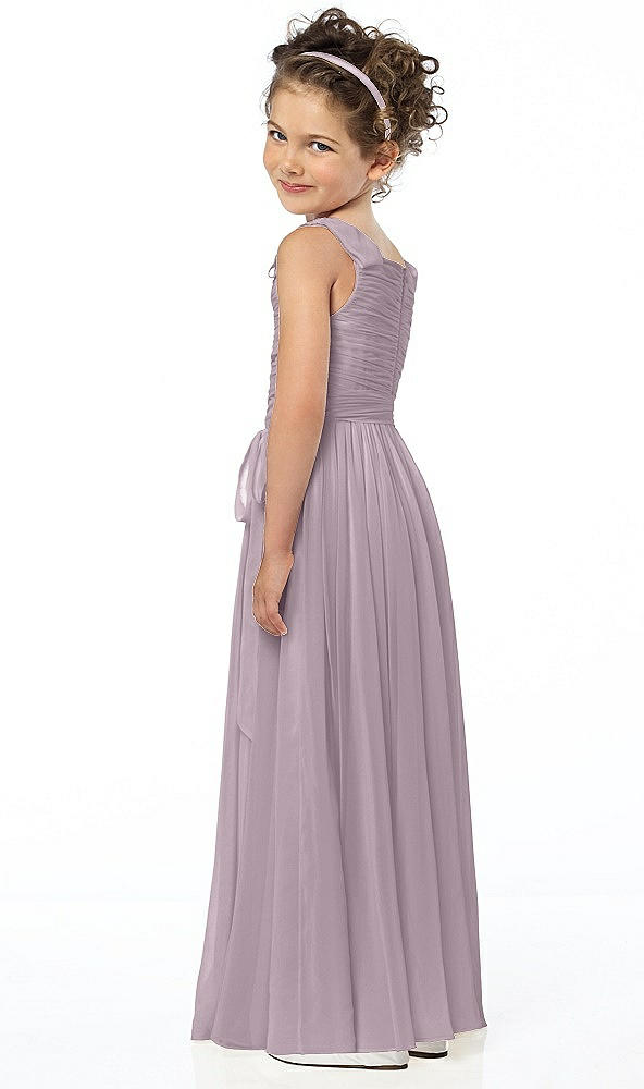 Back View - Lilac Dusk Flower Girl Style FL4033