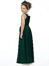 Rear View Thumbnail - Evergreen Flower Girl Style FL4033