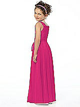 Rear View Thumbnail - Think Pink Flower Girl Style FL4033