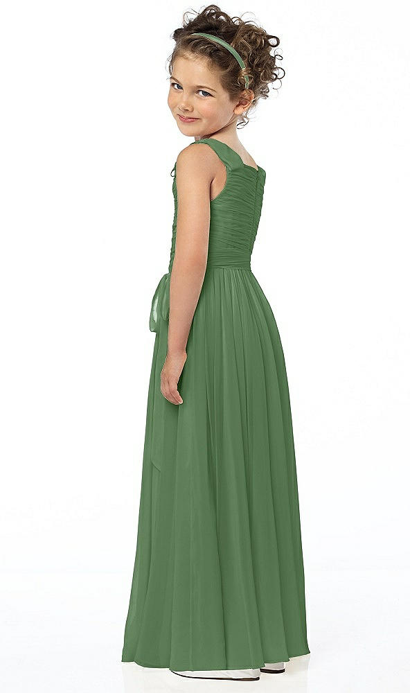 Back View - Vineyard Green Flower Girl Style FL4033