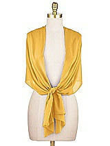 Alt View 2 Thumbnail - NYC Yellow Lux Chiffon Stole