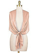 Alt View 2 Thumbnail - Pale Peach Lux Chiffon Stole