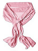 Rear View Thumbnail - Peony Pink Lux Chiffon Stole