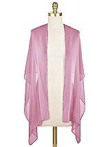 Front View Thumbnail - Powder Pink Lux Chiffon Stole