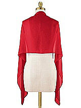 Alt View 1 Thumbnail - Parisian Red Lux Chiffon Stole