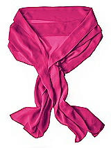 Rear View Thumbnail - Think Pink Lux Chiffon Stole