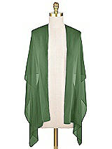 Front View Thumbnail - Vineyard Green Lux Chiffon Stole