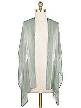 Front View Thumbnail - Willow Green Lux Chiffon Stole