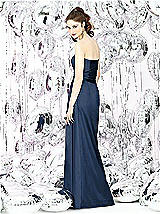 Rear View Thumbnail - Midnight Navy Social Bridesmaids Style 8121