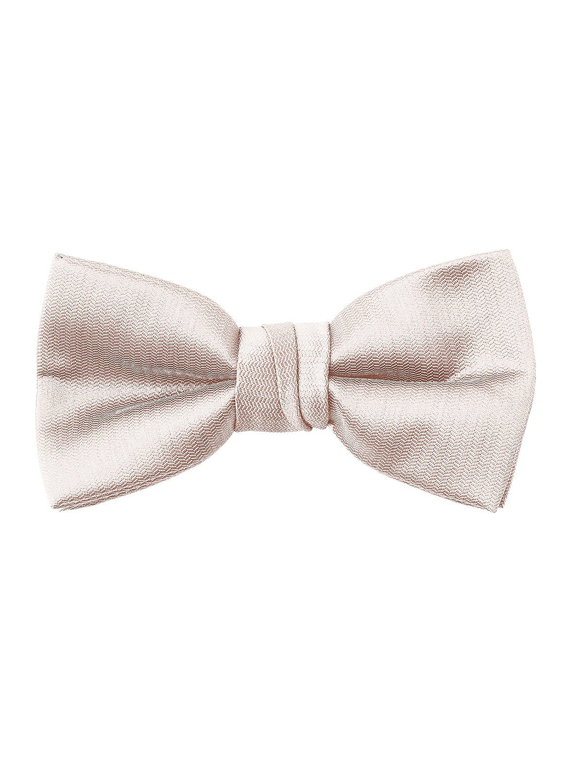 Yarn-dyed Boy's Bow Tie By After Six In Pearl Pink 