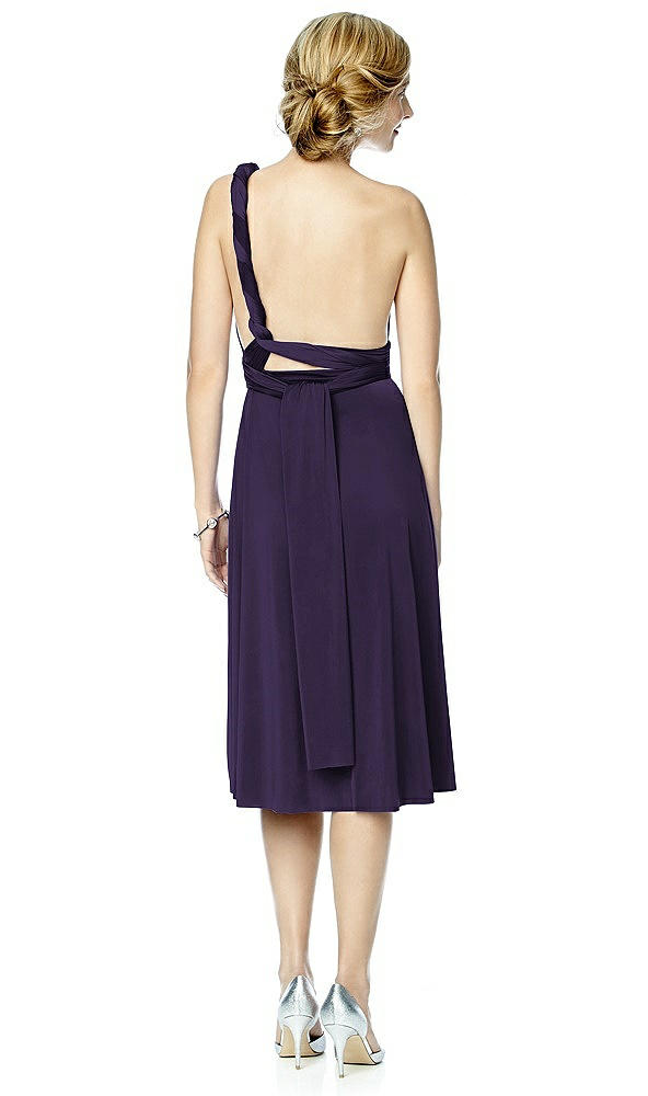 Back View - Concord Twist Wrap Convertible Cocktail Dress