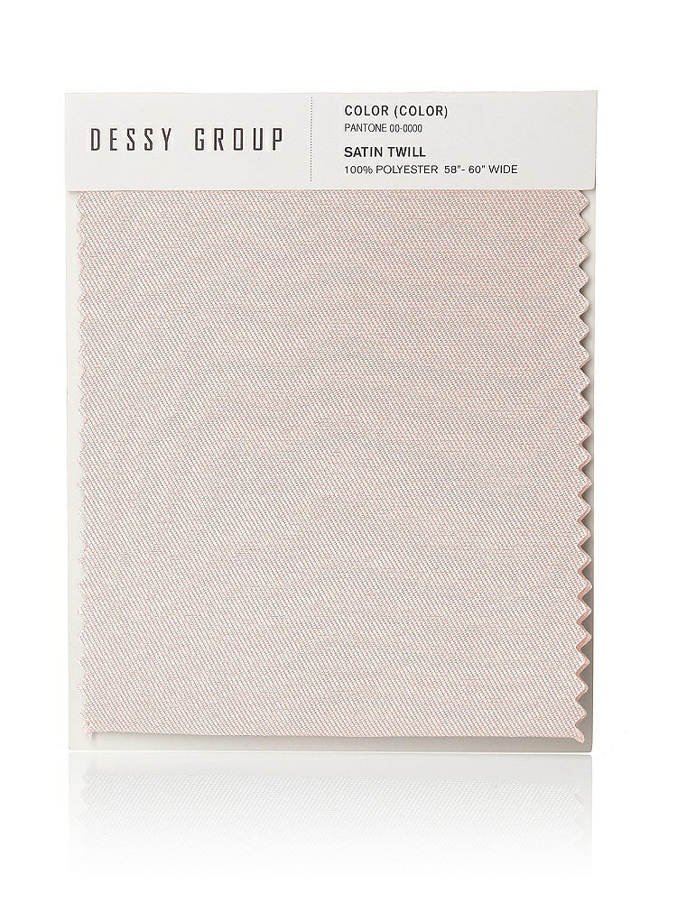 Front View - Blush Satin Twill Swatch