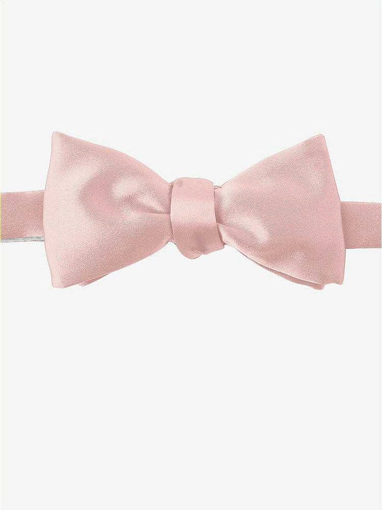 Front View - Rose - PANTONE Rose Quartz Matte Satin Bow Ties by After Six