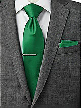 Rear View Thumbnail - Shamrock Matte Satin Pocket Squares by After Six