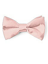 Front View Thumbnail - Rose - PANTONE Rose Quartz Matte Satin Boy's Clip Bow Tie by After Six