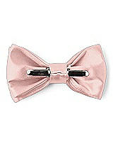 Rear View Thumbnail - Rose - PANTONE Rose Quartz Matte Satin Boy's Clip Bow Tie by After Six