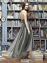 Rear View Thumbnail - Charcoal Gray Lela Rose Bridesmaid Style LR233