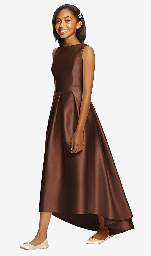 Front View - Cognac Dessy Collection Junior Bridesmaid JR534