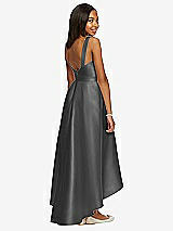 Rear View Thumbnail - Gunmetal Dessy Collection Junior Bridesmaid JR534