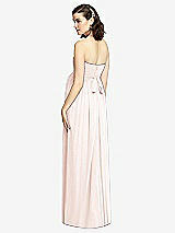 Rear View Thumbnail - Blush Draped Bodice Strapless Maternity Dress