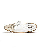 Rear View Thumbnail - Soft White Talaria Premium Folding Flats