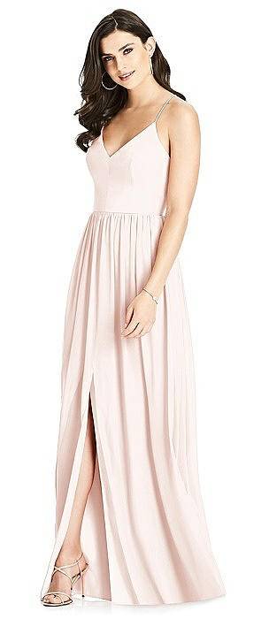 Criss Cross Strap Backless Maxi Dress