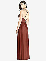 Rear View Thumbnail - Auburn Moon Criss Cross Strap Backless Maxi Dress