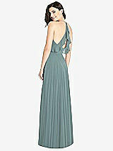 Front View Thumbnail - Icelandic Ruffled Strap Cutout Wrap Maxi Dress