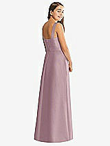 Rear View Thumbnail - Dusty Rose Alfred Sung Junior Bridesmaid Style JR544