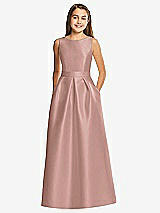 Front View Thumbnail - Neu Nude Alfred Sung Junior Bridesmaid Style JR544