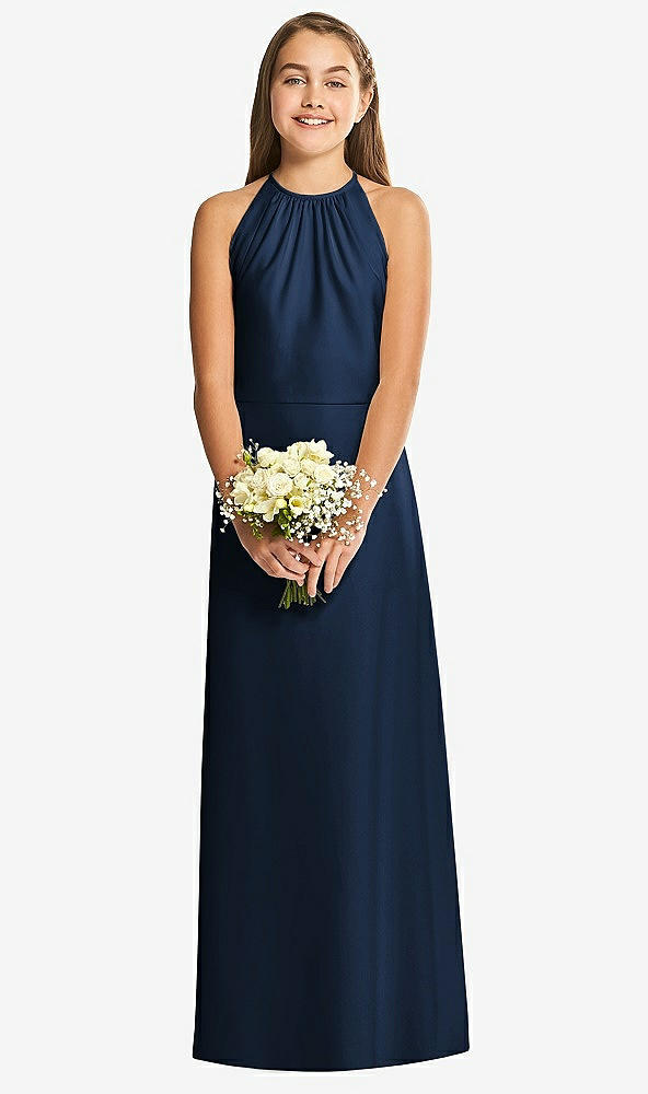 Front View - Midnight Navy Social Junior Bridesmaid Style JR547