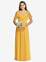 Front View Thumbnail - NYC Yellow Dessy Collection Junior Bridesmaid Dress JR548