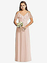 Front View Thumbnail - Cameo Dessy Collection Junior Bridesmaid Dress JR548