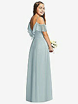 Rear View Thumbnail - Morning Sky Dessy Collection Junior Bridesmaid Dress JR548