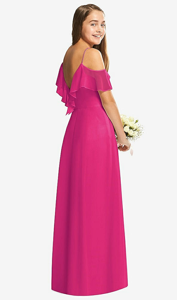 Back View - Think Pink Dessy Collection Junior Bridesmaid Dress JR548