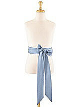 Front View Thumbnail - Cloudy Satin Twill Flower Girl Sash