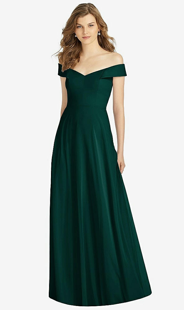 Front View - Evergreen Bella Bridesmaid Dress BB123